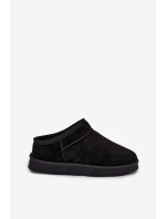 Dámské sněhule Serenne s kožešinou – černé Dámské sněhule Serenne s kožešinou – černé