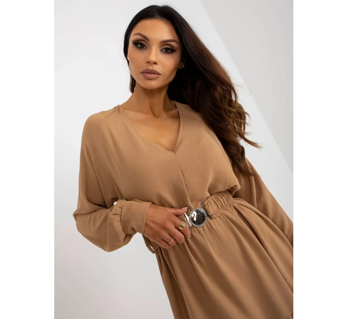 Dámské šaty TW SK BI 2021706 .93P velbloud - FPrice Dámské šaty TW SK BI 2021706 .93P velbloud - FPrice