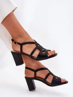 Sandály na podpatku  model 212836 Step in style