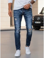 Pánské modré džínové kalhoty FashionStreet UX3948