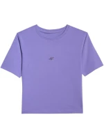 Dámské tričko 4F F2971 fialové 4FWAW25TTSHF2971 51S Dámské tričko 4F F2971 fialové 4FWAW25TTSHF2971 51S