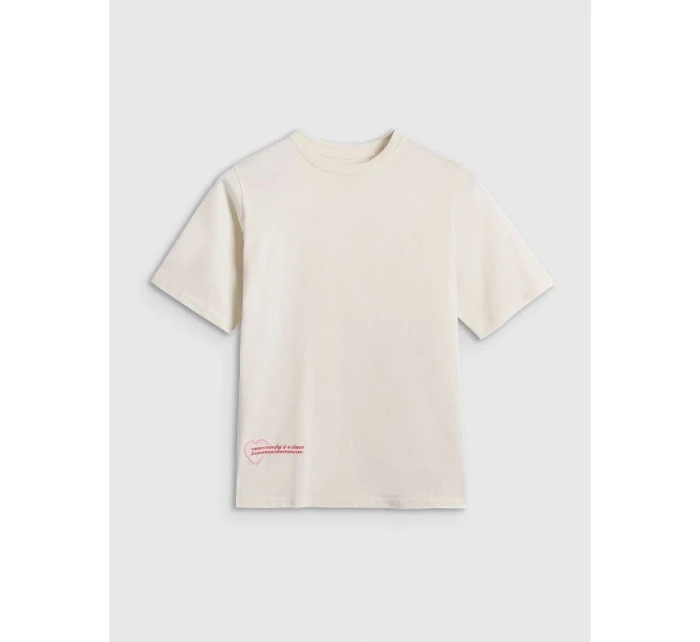 Dívčí tričko oversize s potiskem model 21736445 - 4F Dívčí tričko oversize s potiskem model 21736445 - 4F