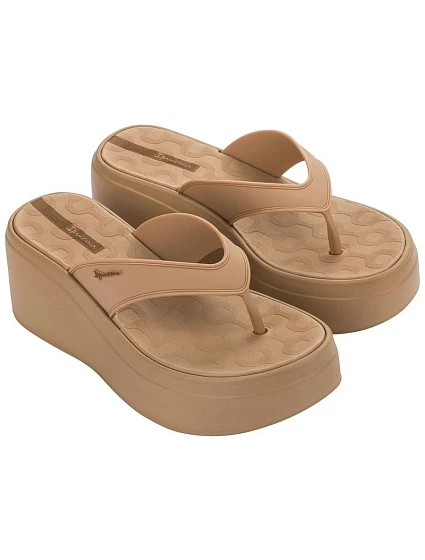 Ipanema boty dámské žabky Solaris platform beige dámské Ipanema boty dámské žabky Solaris platform beige dámské