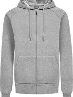 Promodoro 5500 Unisex mikina s kapucí z těžké bavlny 40.5500 heather grey