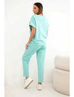 Bavlněný komplet halenka + kalhoty model 22079381 - K-Fashion Bavlněný komplet halenka + kalhoty model 22079381 - K-Fashion