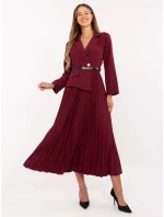 Sukienka IT SK model 21314537 bordowy - FPrice