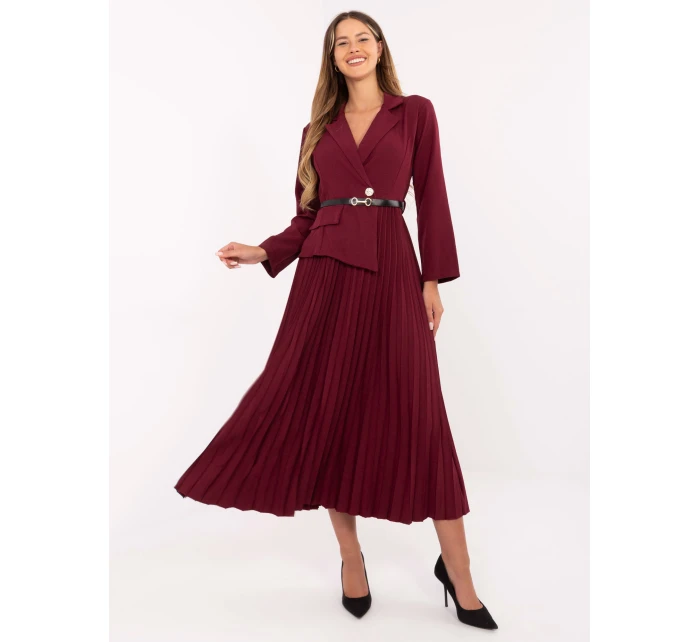 Sukienka IT SK model 21314537 bordowy - FPrice