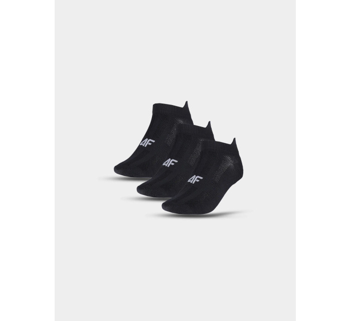 Dámské sportovní ponožky pod kotník (3Pack) 4F - černé