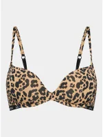 Dámská podprsenka O3YC01KBUT0 - P1CA vzor leopard - Guess
