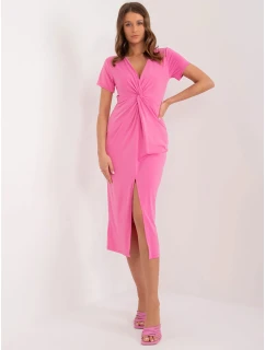 Dámské šaty DHJ SK model 21149199 růžové - FPrice