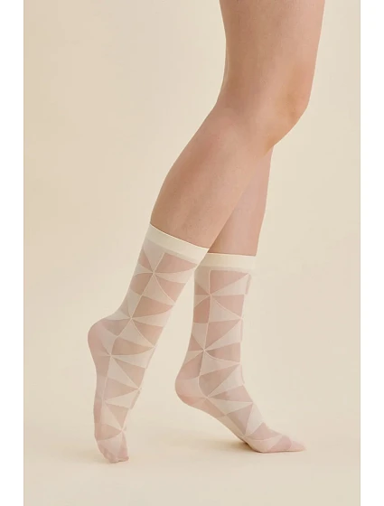 TENKÉ PONOŽKY VZOR model 21013755 - Gabriella