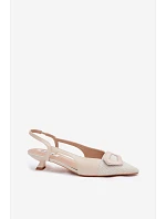 Sandály na podpatku  model 225625 Step in style