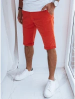 Pánské krátké šortky chinos červené Dstreet model 21969704 - FashionStreet