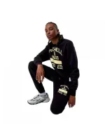 Mitchell & Ness Značkové módní tepláky s grafikou M PSWP5533-MNNYYPPPBLCK