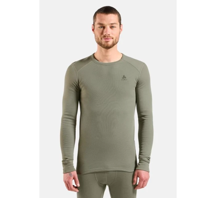 Odlo BL TOP spodní prádlo s dlouhým rukávem l/s ACTIVE WARM velikost M Grey