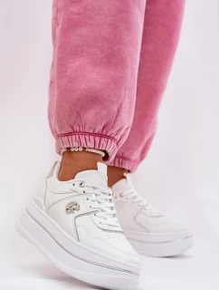 Dámské Sportovní Boty Na Platformě Bílé model 21687811 - Boto