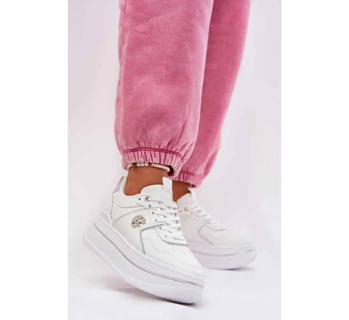 Dámské Sportovní Boty Na Platformě Bílé model 21687811 - Boto Dámské Sportovní Boty Na Platformě Bílé model 21687811 - Boto