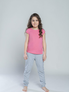 Dívčí tričko Tola s krátkým rukávem - růžové