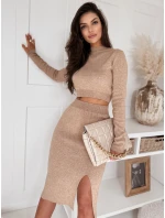 Dámský set 2 v 1 ALLURE camel FashionStreet AY0962 Dámský set 2 v 1 ALLURE camel FashionStreet AY0962