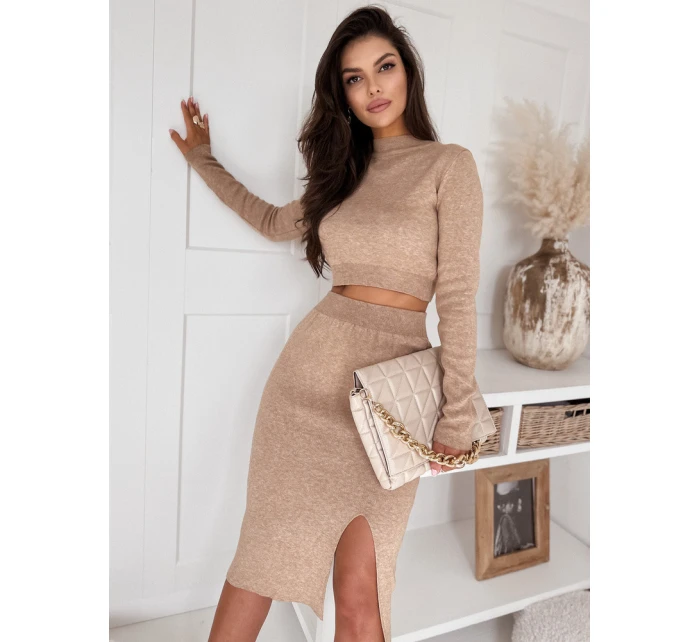 Dámský set 2 v 1 ALLURE camel FashionStreet AY0962 Dámský set 2 v 1 ALLURE camel FashionStreet AY0962