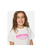 Dětské tričko RIP CURL Surf Puff Relaxed Tee – Girl, bílé
