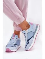 Semišové Lehká Sportovní Obuv Dámská Big Star model 21690804 HIPOLY SYSTEM Modrá - Big Star Shoes Semišové Lehká Sportovní Obuv Dámská Big Star model 21690804 HIPOLY SYSTEM Modrá - Big Star Shoes