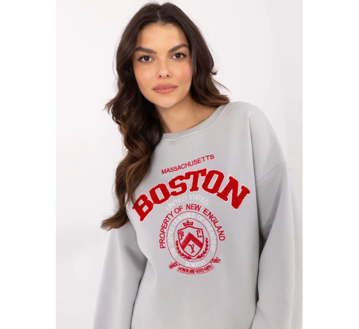 Mikina EM BL 617 model 20825864 světle šedá - FPrice