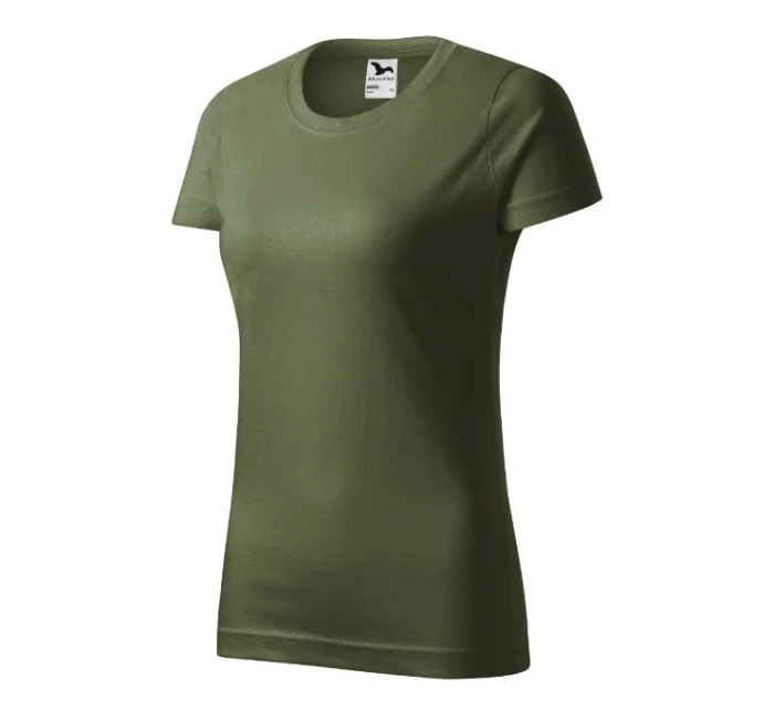 Basic tričko dámské khaki Basic tričko dámské khaki