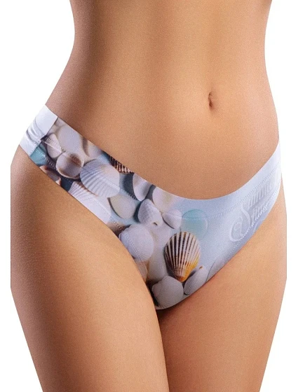 Dámské brazilky Fresh Summer Shells lila - Meméme