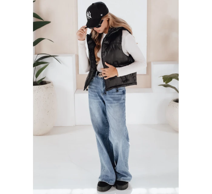 CEDAR dámská prošívaná vesta černá FashionStreet TY3780