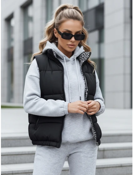 URBANELLE dámská prošívaná vesta černá FashionStreet TY4974