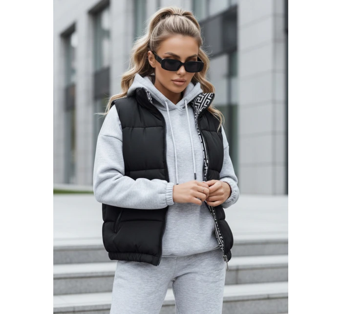 URBANELLE dámská prošívaná vesta černá FashionStreet TY4974
