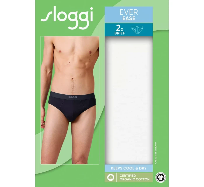sloggi men EVER Ease Brief 2P - WHITE - SLOGGI WHITE - SLOGGI sloggi men EVER Ease Brief 2P - WHITE - SLOGGI WHITE - SLOGGI