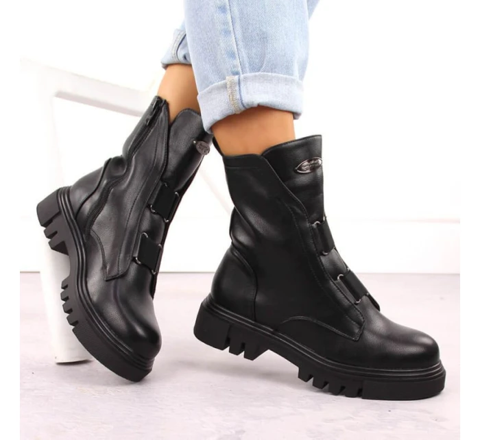 boty na platformě W model 21298418 - JEZZI boty na platformě W model 21298418 - JEZZI