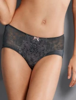 Fleur vyšší kalhotky 1355 antracit - RosaFaia