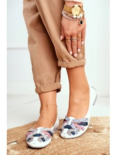 Dámské Kožené Baleríny Maciejka Bílé 01358-21