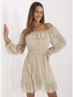 Sukienka TW SK BI 1203.72P jasny beżowy