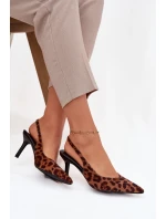 Dámské lodičky na jehlovém podpatku – leopardí vzor Phelia Dámské lodičky na jehlovém podpatku – leopardí vzor Phelia
