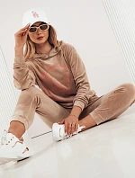 VIP PRIVATE velbloudí dámský velurový komplet FashionStreet AY0871