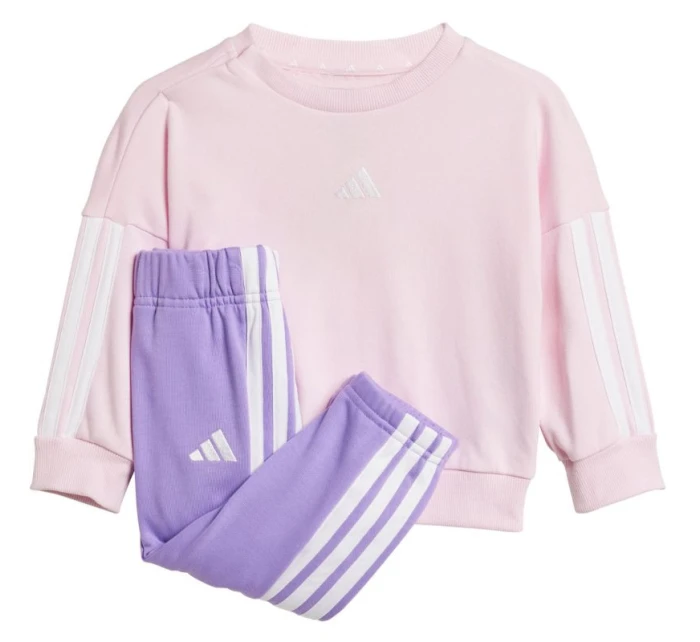 Dětské tepláky adidas Essentials Joggers růžovo-fialové JD6482 Dětské tepláky adidas Essentials Joggers růžovo-fialové JD6482