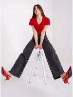 Tričko TW TS 1002.28X tmavě červená