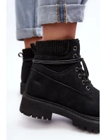 Dámské zateplené boty Black Cross Jeans Dámské zateplené boty Black Cross Jeans