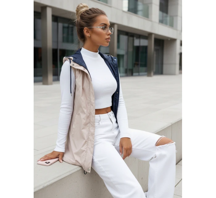 Kamizelka damska MELANI granatowa FashionStreet TY3415