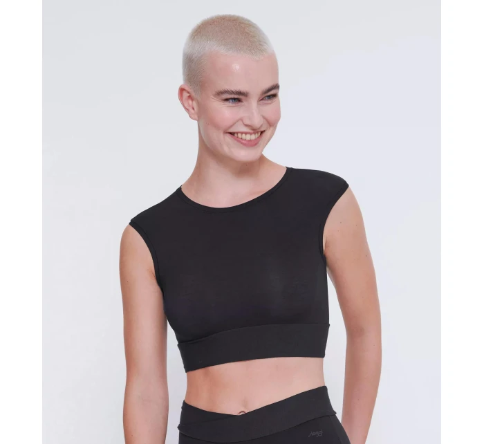 sloggi GO Allround Crop Top - BLACK - SLOGGI BLACK - SLOGGI