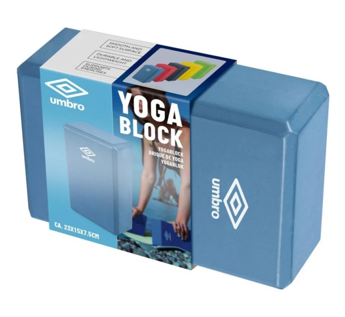 CVIČEBNÍ BLOK JÓGA PILATES FITNESS UMBRO MODRÁ