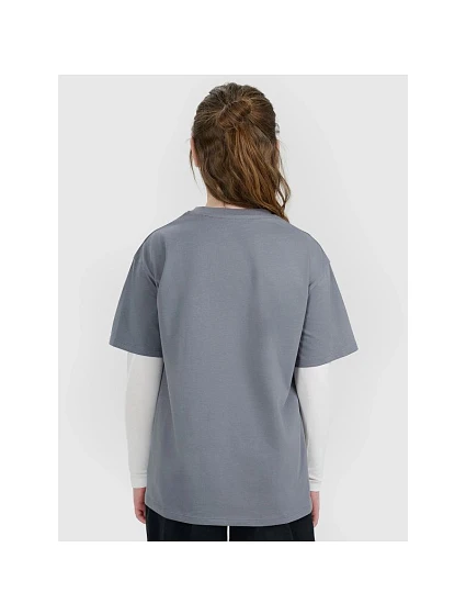 Dívčí tričko oversize s potiskem model 21870603 - 4F