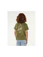 Chlapecké tričko RIP CURL Eternal Shred Art Tee-Boy, zelené, dětské