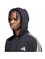 Pánská mikina Essentials 3Stripes Fleece FullZip Hoodie, černá, model 22369277 - ADIDAS Pánská mikina Essentials 3Stripes Fleece FullZip Hoodie, černá, model 22369277 - ADIDAS