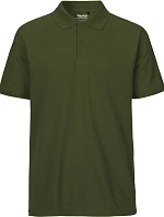 Neutral O 20080 Pánské piqué polo z bio bavlny 77.2080 military