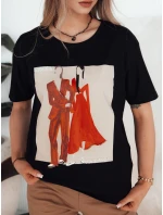 Dámské tričko COMDI černé FashionStreet RY2583